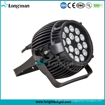 New Design 18PCS 10W RGBW Aluminum Garden Lighting LED Lamp